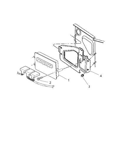 Powertrain Control Module 2006 Dodge Ram 3500