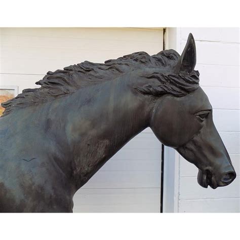 Life-Sized Bronze Secretariat Statue For Sale at 1stDibs