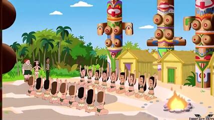 Lesbo Island LESBIAN BALLBUSTING Black Man Cartoon Kick In The Balls Animergamergirl