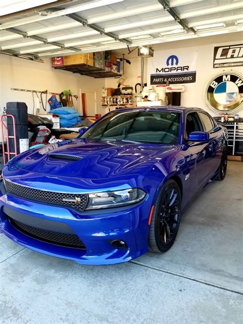 charger scat pack rt indigo blue fast sports cars scat pack