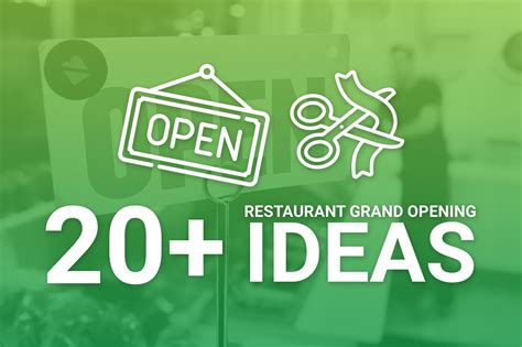 Top 20 Ideas For Your Restaurant Grand Opening, 49% OFF