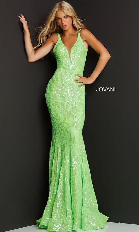 Long Sexy Sequin Mermaid Formal Prom Dress By Jovani