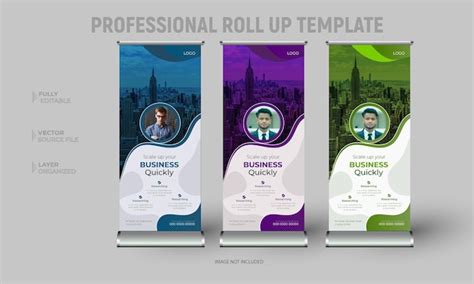 Premium Vector Vector Corporate Business Roll Up Banner Template Design