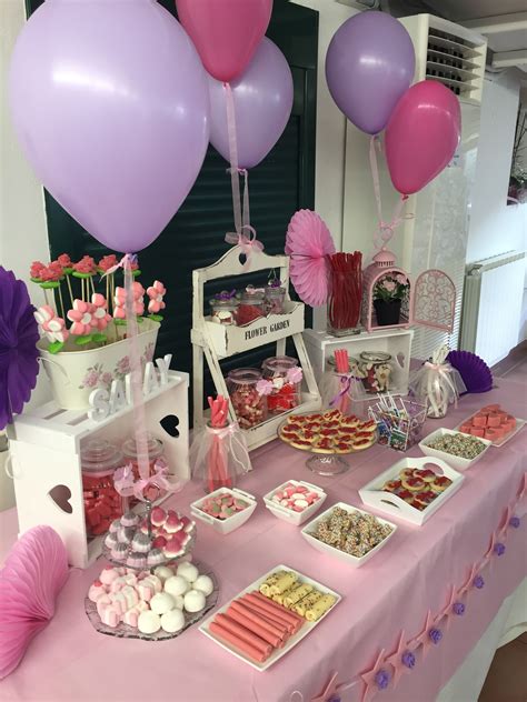 Mesa De Dulces Para Fiesta De Niña Niños Relacionados