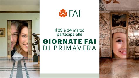 Sabato E Domenica Tornano Le Giornate Fai Di Primavera