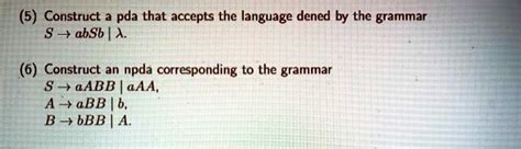 Solved Text Theory Of Computation Construct A Pda That Accepts The