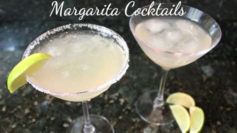 Margarita Cocktail Drinks Recipe Homemade Margarita On The Rocks Youtube