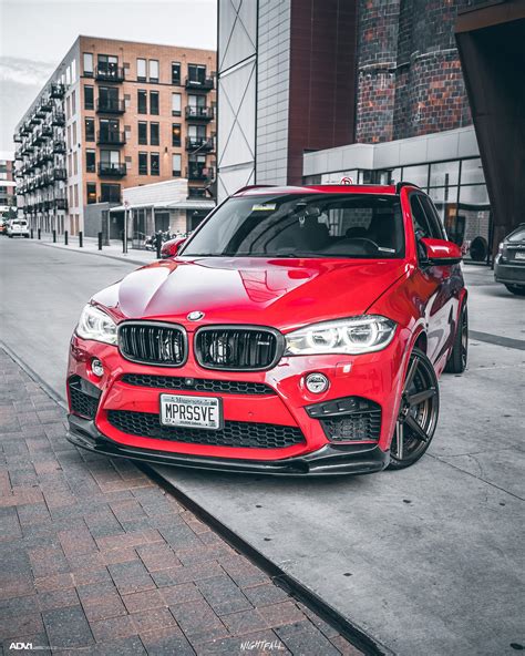 Melbourne Red Red Bmw X5 M Adv6 Mv2 Sl Wheels Gloss Adv1