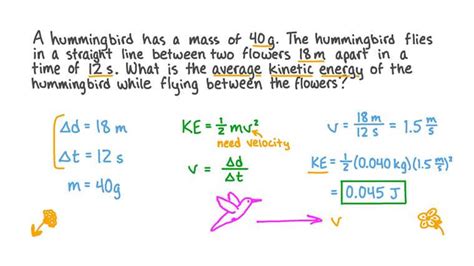 Lesson Kinetic Energy Nagwa