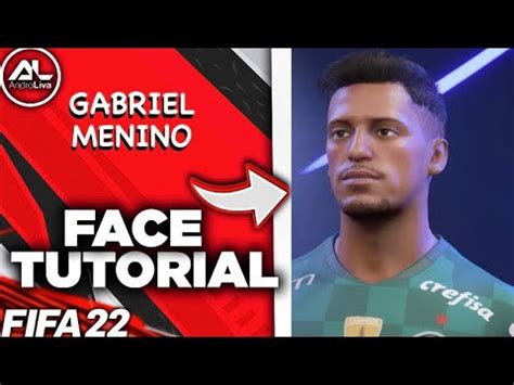 FIFA 22 GABRIEL MENINO Face Stats Tutorial YouTube