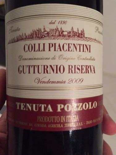 Tenuta Pozzolo Gutturnio Riserva Vivino Australia