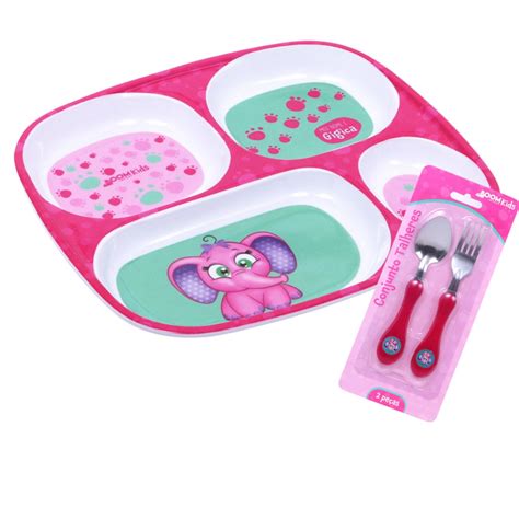 Prato Infantil Kit Refei O Beb Divis Ria Melamina Shopee Brasil