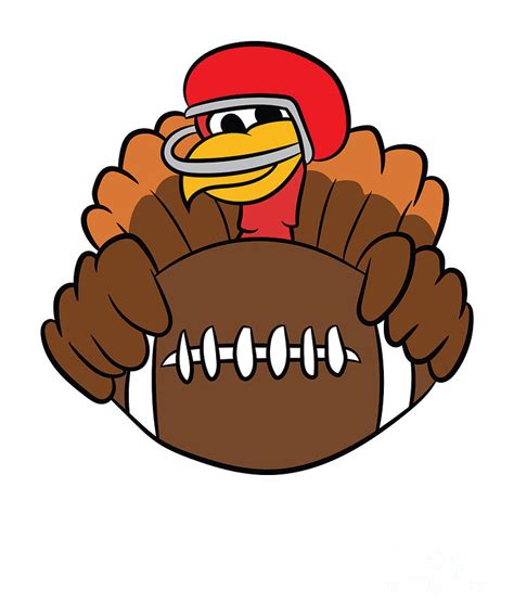 Thanksgiving Football Player Turkey Football Tapestry - Textile by EQ Designs | Fine Art America