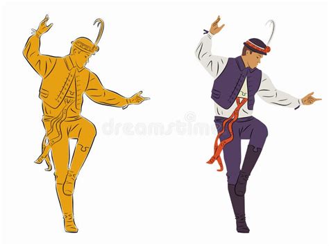 Dancer Folklore Czech Stock Vector Illustration Of Ornament 33567056