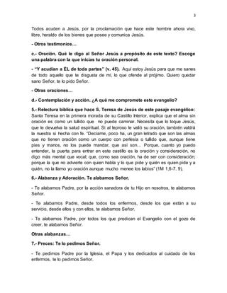 Sexto Domingo del Tiempo Ordinario Fr Julio César González Carretti