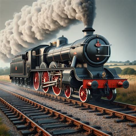 LB&SCR E2 Class Steam Locomotive Model Image | AI Art Generator | Easy ...