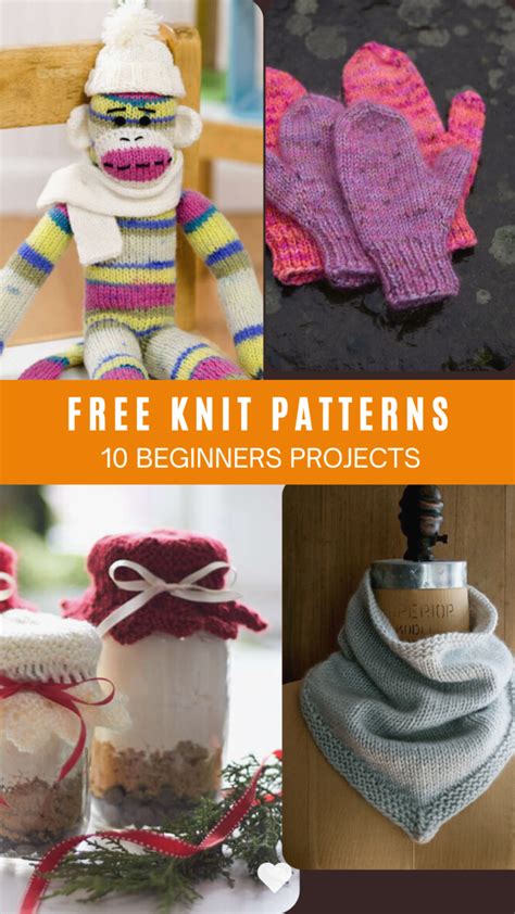 10 Patterns For Beginners Knit Projects On The Cutting Floor