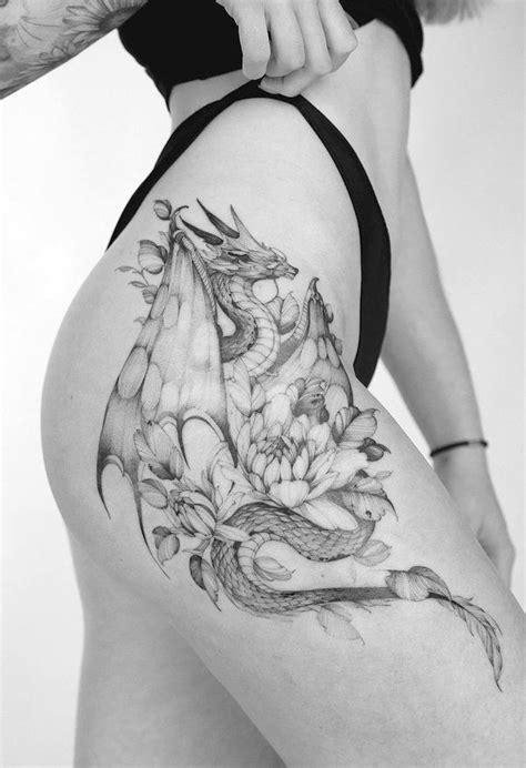 Upper Thigh Hip Tattoos