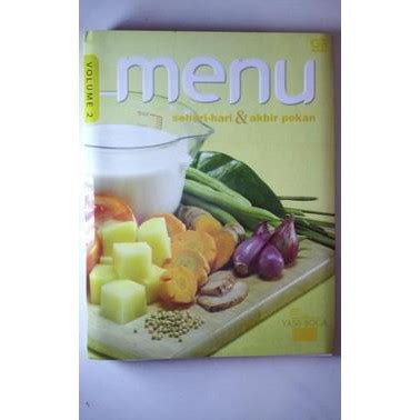 Jual Buku Resep Menu Sehari Hari Dan Akhir Pekan By Yasa Boga Shopee