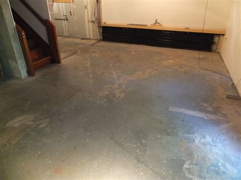 Polished Concrete Basement Floor Ridgefield Elite Concrete Systems