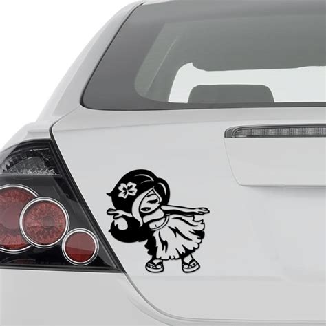 AAmpco Decals Hawaii Island Girl Hula Dancer Vinyl Decal Sticker 並行輸入品