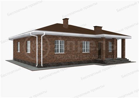 Проект дома 100-C в Москве - Строительная компания Апрель