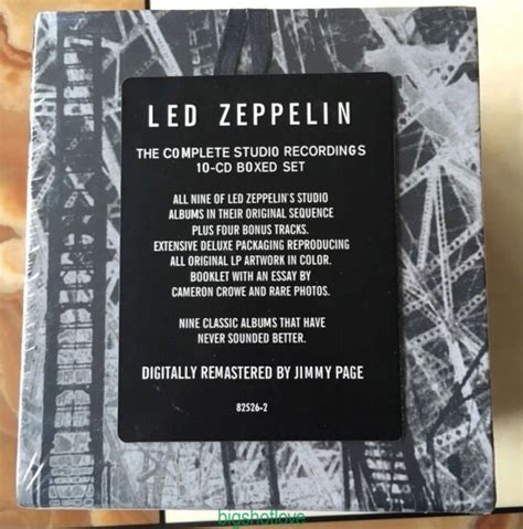 Complete Studio Recordings Box By Led Zeppelin Cd Sep 1993 10