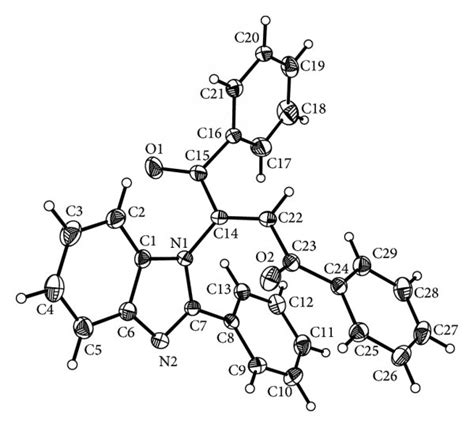 Molecular Structure Of Compound Showing Atom Numbering Scheme