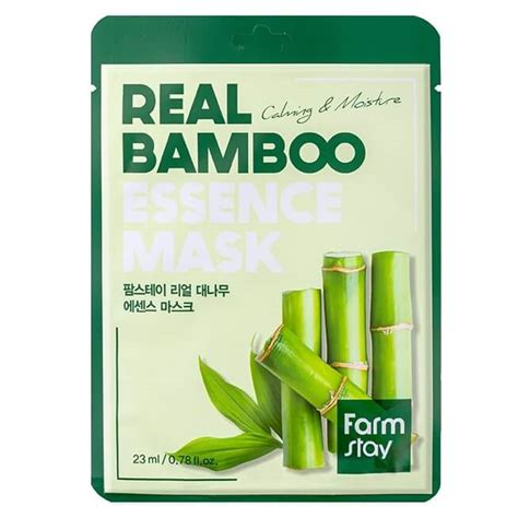 FarmStay Тканевая маска с экстрактом бамбука Real Bamboo Essence Mask ...