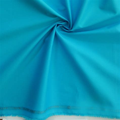 Wholesale Luxor Stretch Egyptian Cotton Fabric Turquoise 100 Yard Rolls