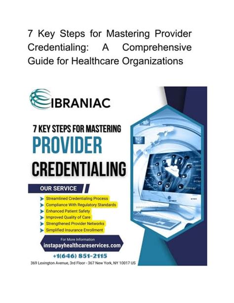 7 Key Steps For Mastering Provider Credentialing A Comprehensive Guide