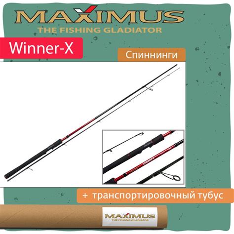 Спиннинг Maximus Winner-X, от 5 гр купить по выгодным ценам в интернет ...