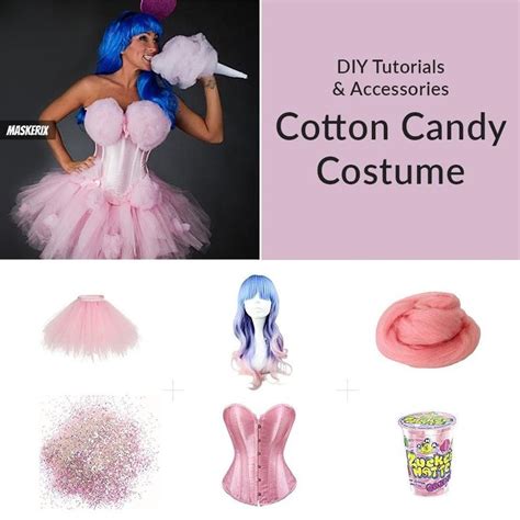 Diy Cotton Candy Costume Candy Costumes Cotton Candy Costume Candy