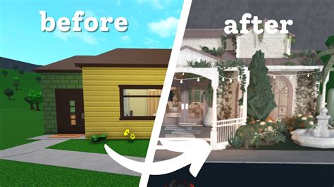 Renovating The Bloxburg Starter House Into A Realistic Boho Home YouTube