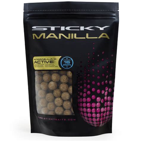 Sticky Baits Manilla Active Freezer Boilies Lavender Hall Fishery