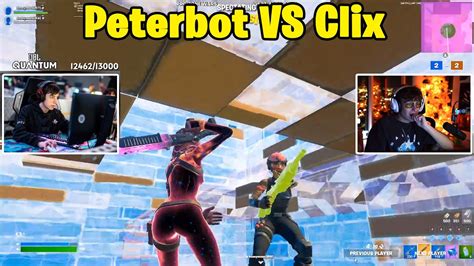 Clix Vs Peterbot V Toxic Fights W Lacy Faxuty Youtube