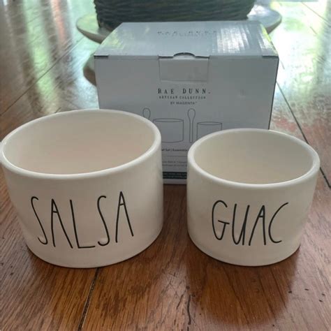 Rae Dunn Kitchen Rae Dunn Salsa Guacamole Set Nib Poshmark