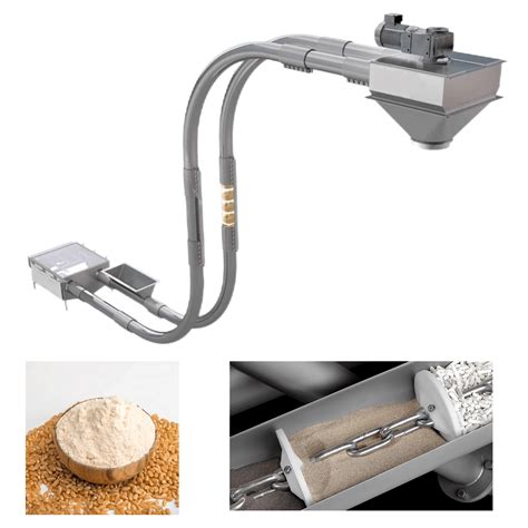 Leak Proof Tube Chain Conveyor for Industrial Powder/Granule Material