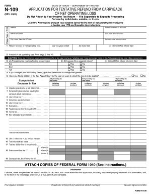 Fillable Online Form N Rev Application For State