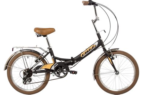 Складной велосипед FOXX 20" SHIFT, черный, 6-скор, Shimano RS35/TY21 ...