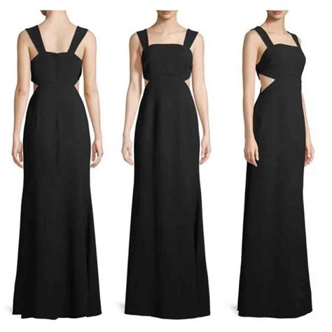 Jill Stuart Square Neck Cutout Gown Evening Dress For… Gem