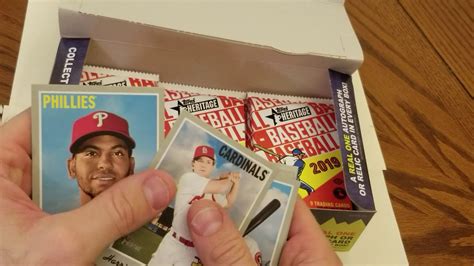 2019 Topps Heritage Baseball Box Break Autographs Variations And