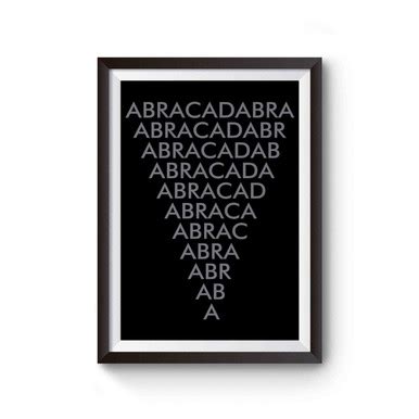 Abracadabra Magic Spells Poster