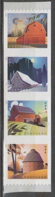 Strip Barns Mnh Postcard Rate United States