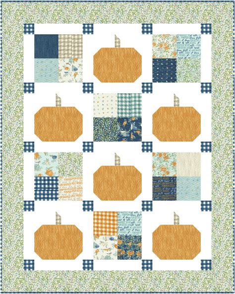 Pumpkin Patch Quilt Pattern • Maple Cottage Designs