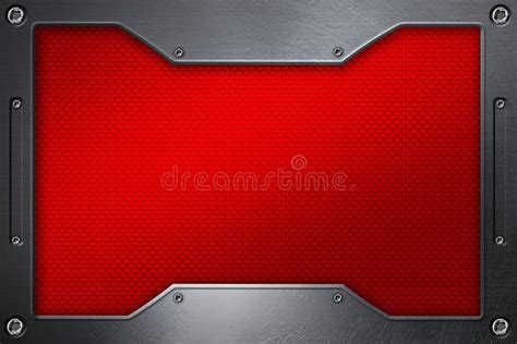 Fundo Vermelho Da Fibra Do Carbono Ilustrações Vetores E Clipart De