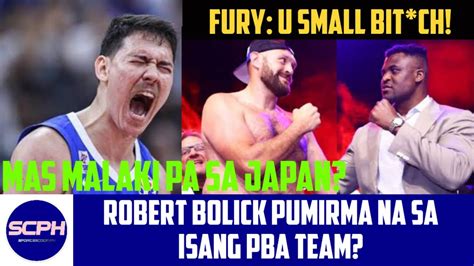 Hala Robert Bolick Magbabalik Pba Na Tyson Fury May Bwelta Sa Mga