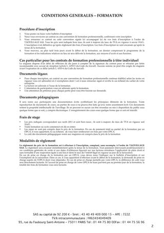 Bulletin D Inscription Formation Tao Pro Pdf T L Chargement