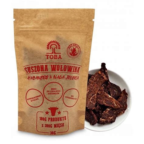 Toba Wołowina suszona Habanero 30 g 18981 sklep Laplander pl