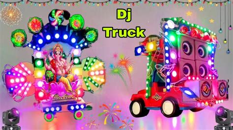 Gauri Ganesh Dj Light Radha Krishna Dj Trolley Big Dj Truck Durga